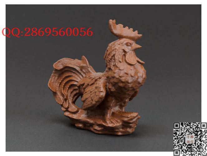 公鸡STL_STL圆雕图立体模型3d打印核雕精雕图浮雕图