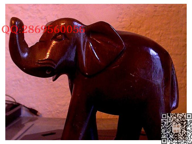 可爱的大象_STL圆雕图立体模型3d打印核雕精雕图浮雕图