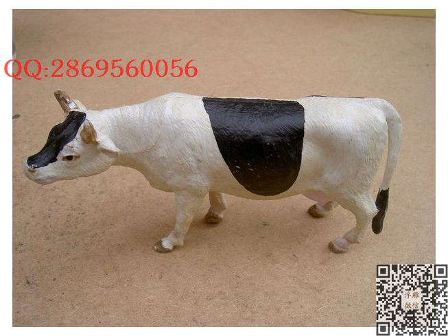 奶牛1_STL圆雕图立体模型3d打印核雕精雕图浮雕图