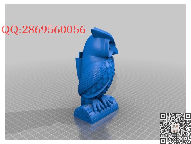 混音猫头鹰z5d2x5xupjnyd4d_STL圆雕图立体模型3d打印核雕精雕图浮雕图