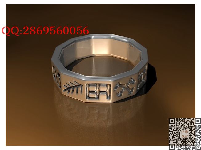 魔法戒指_STL圆雕图立体模型3d打印核雕精雕图浮雕图
