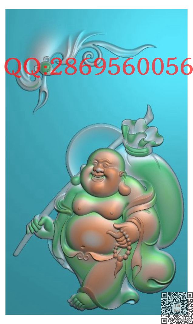福在眼前KOOD1_风景神仙人物古代人物精雕图浮雕图