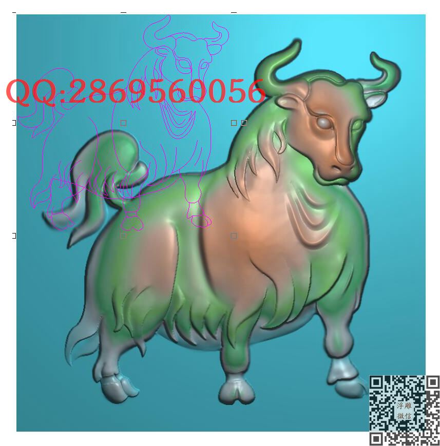 动物牛斗牛_仿古动物挂件生肖牌子玉雕瑞兽精雕图浮雕图