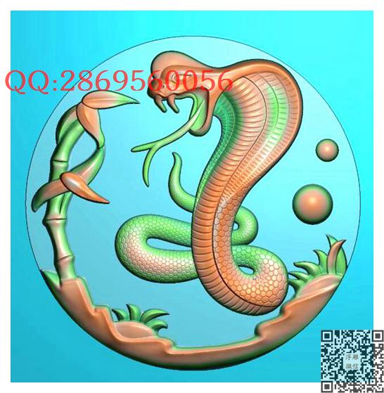 蛇牌191_仿古动物挂件生肖牌子玉雕瑞兽精雕图浮雕图