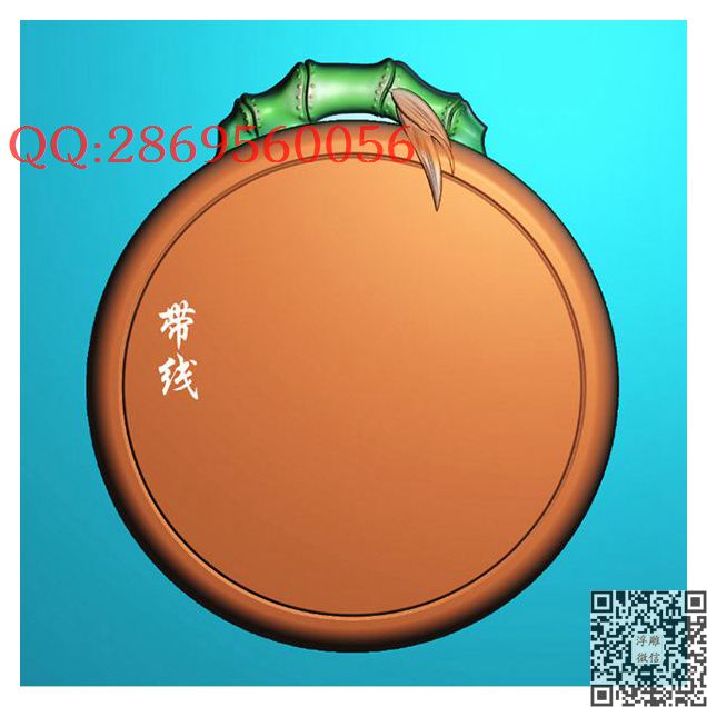 GJTK-022竹节牌头边框带线_玉雕仿古挂件花件牌子46牌木雕图牙雕图46牌精雕图浮雕图