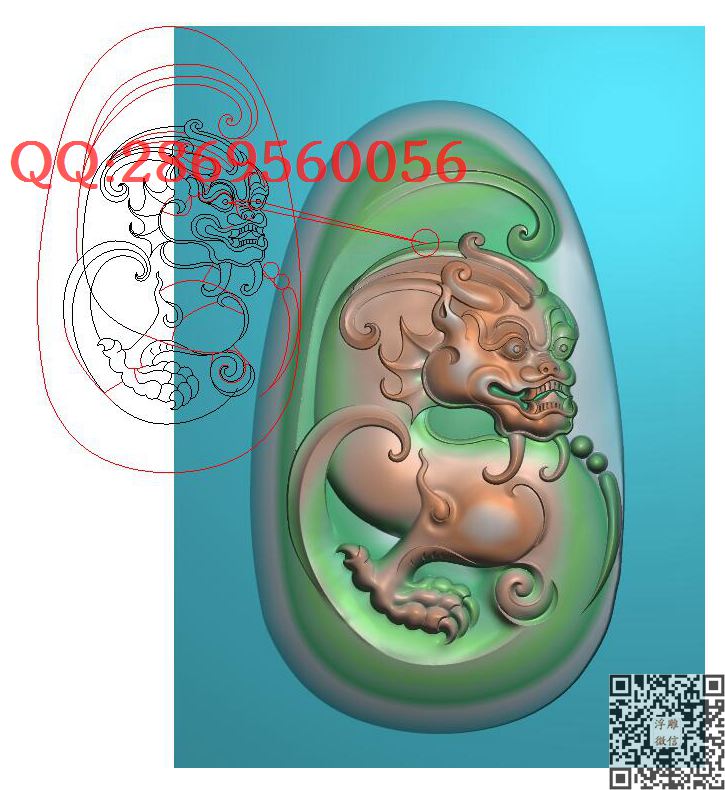 仿古动物貔貅_玉雕仿古挂件花件牌子46牌木雕图牙雕图46牌精雕图浮雕图