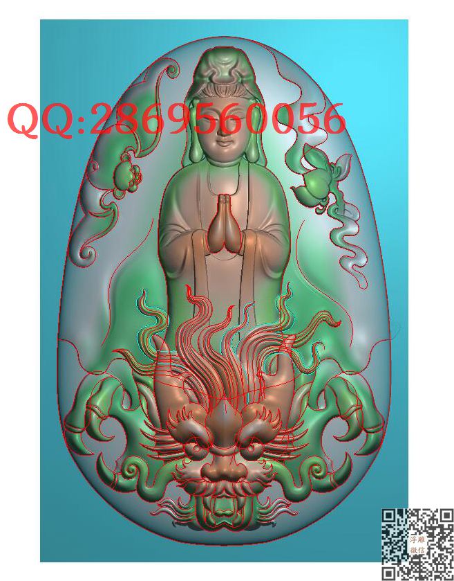 龙头观音_龙凤呈祥龙凤戏珠精雕图浮雕图