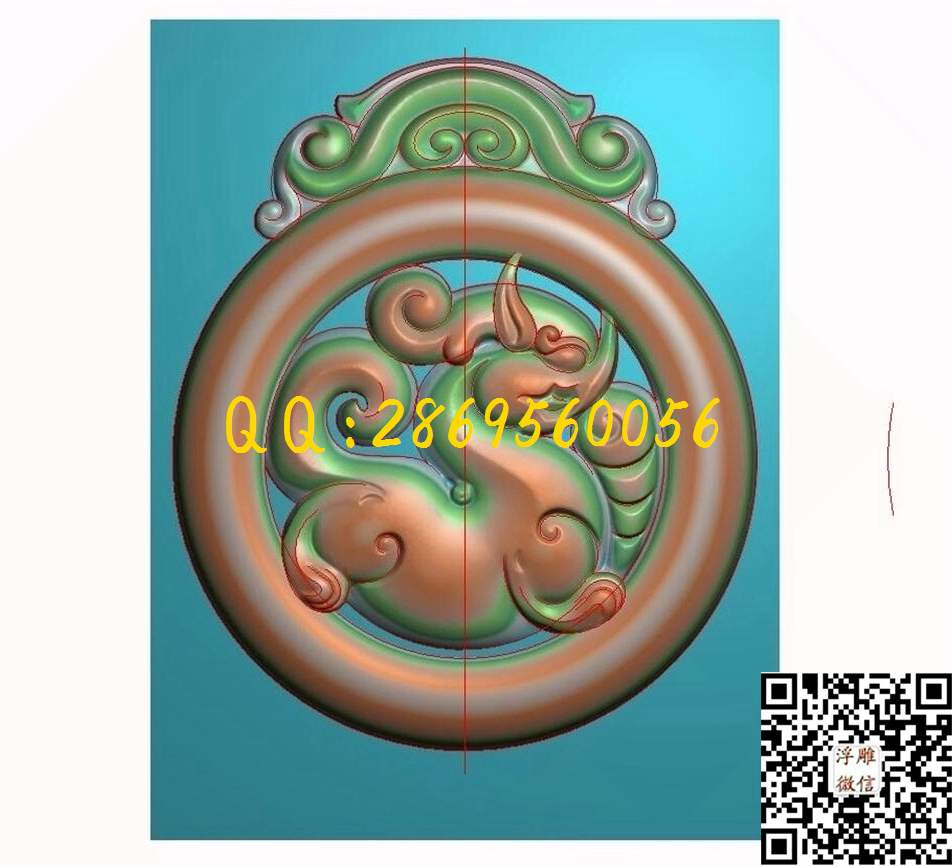 牌头龙镂_花草花鸟挂件牌子仿古兽牌玉石雕刻花件玉雕石雕精雕图浮雕图