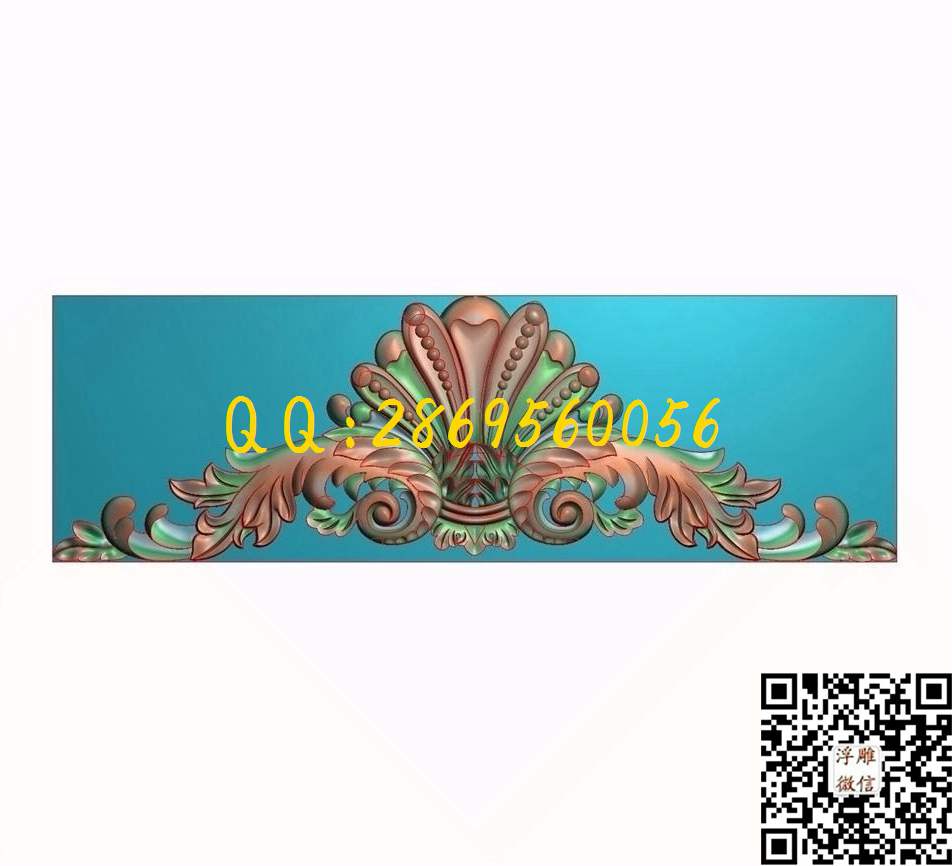 门上花010_长花精雕图横洋花门花贴花门上花精雕图浮雕图