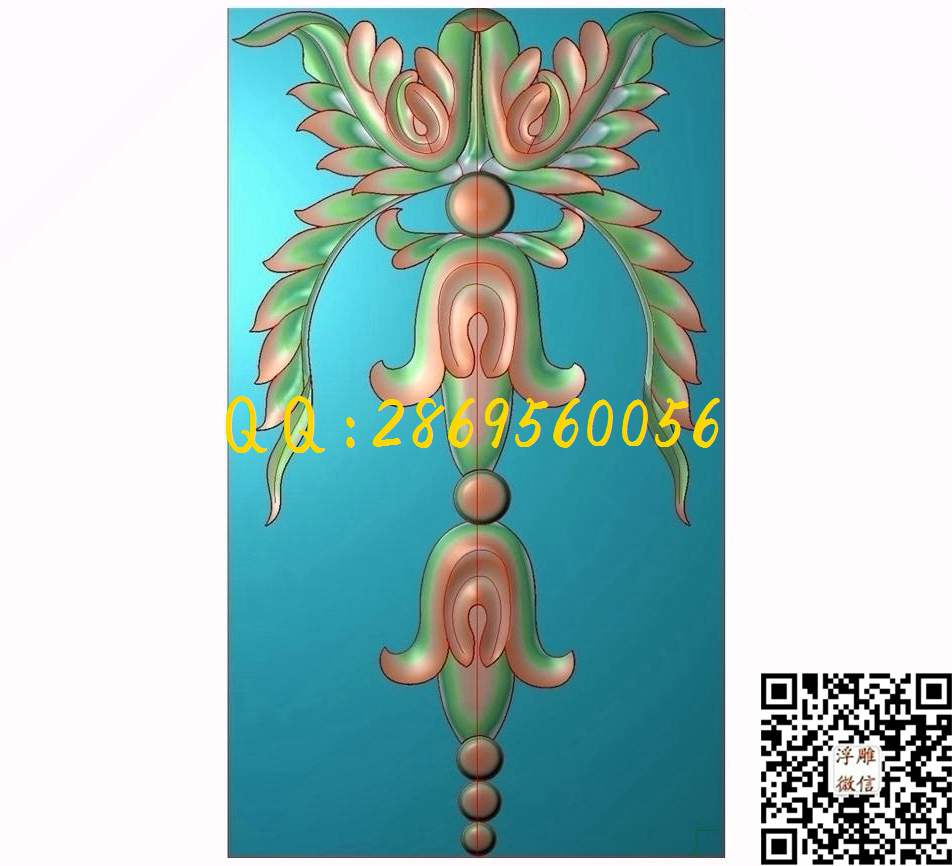 欧式门花A169_精雕图洋花门花贴花门上花精雕图浮雕图