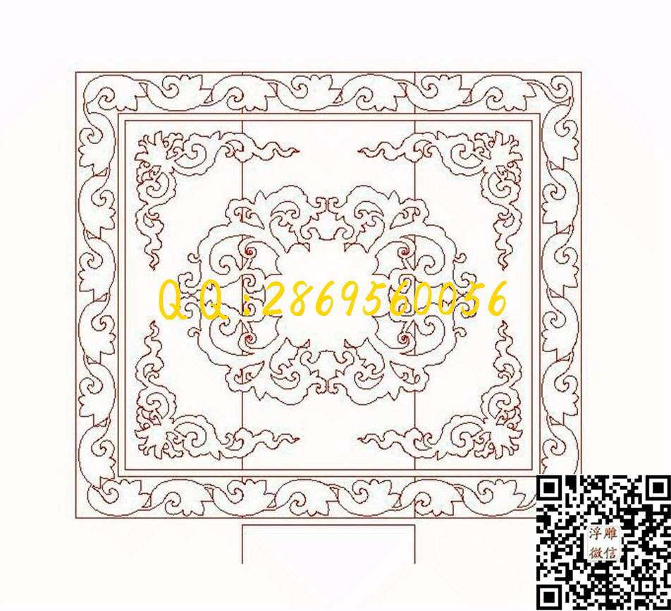 门花描线路径_精雕图洋花门花贴花门上花精雕图浮雕图