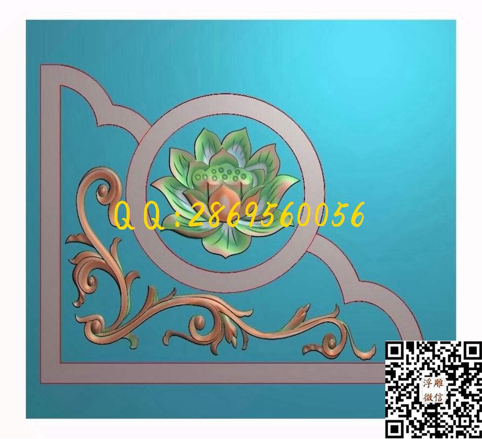 洋花石雕门墩|石鼓|石墩|仿古石镜|门鼓_荷花抱鼓精雕图浮雕图