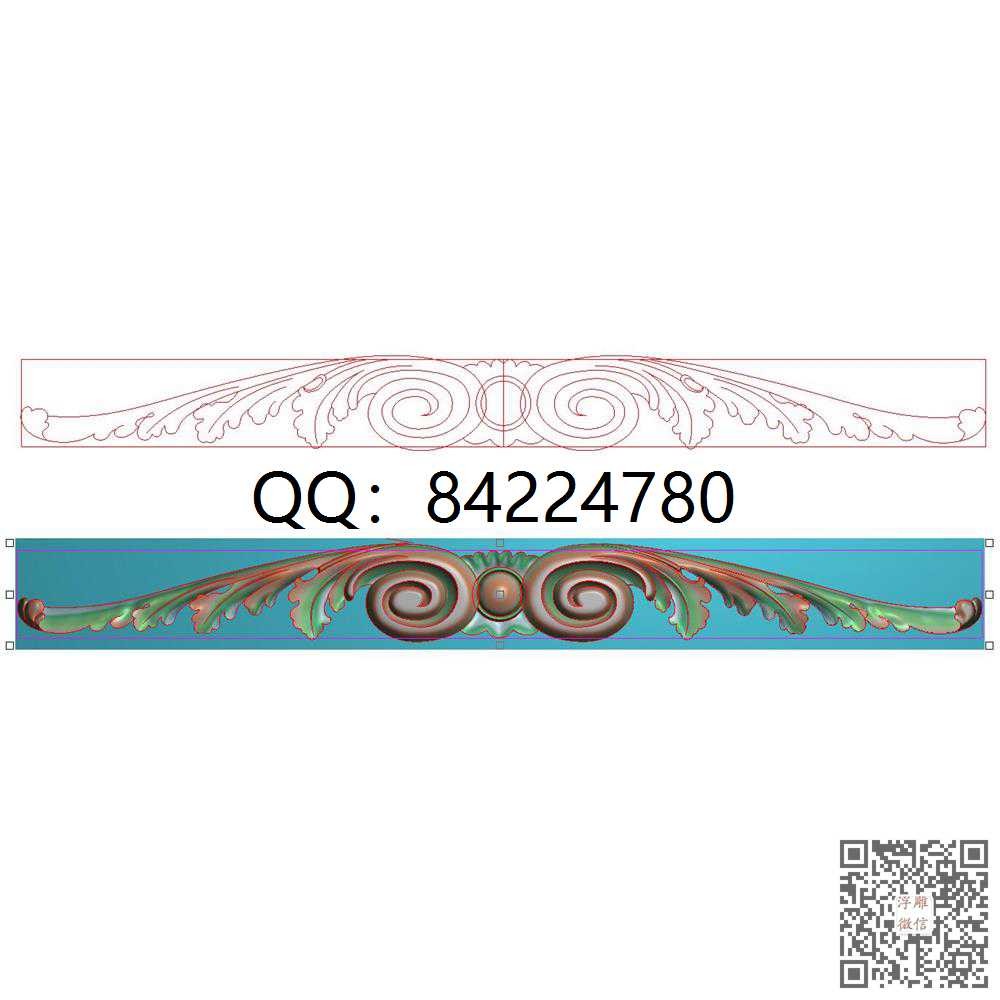 CYH60长洋花1500-135_洋花门花雕花横洋花精雕图浮雕图