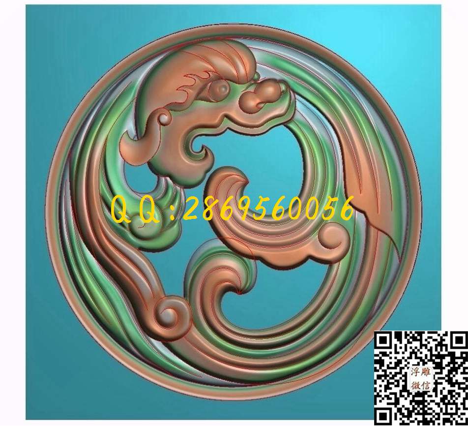 狮子60-60-3_动物挂件牌子46牌玉雕精雕图浮雕图