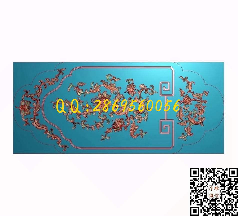 门上花700-305-5_欧式洋花门花木门贴花门上花木雕洋贴花中式门花精雕图浮雕图