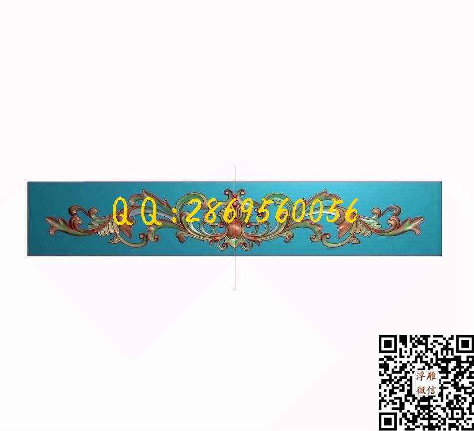 门上花386-69-3_长条洋花长方形欧式洋花门花木门贴花门上花木雕洋贴花横洋花长洋花精雕图浮雕图