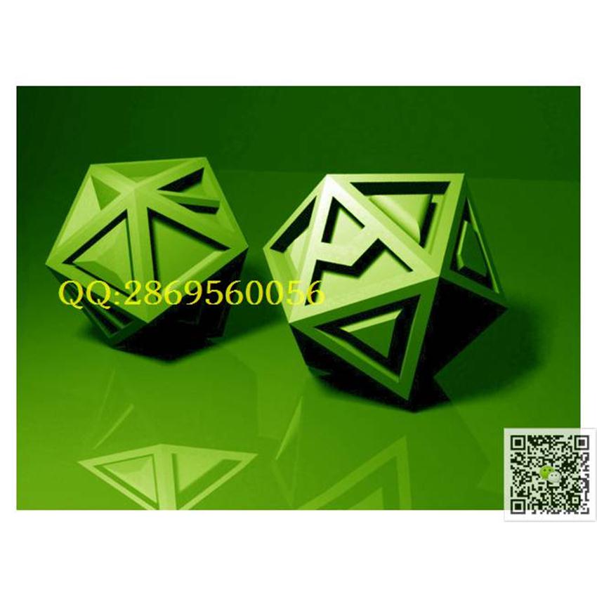 3D二十面体_STL圆雕图3d打印三维立体模型精雕图浮雕图