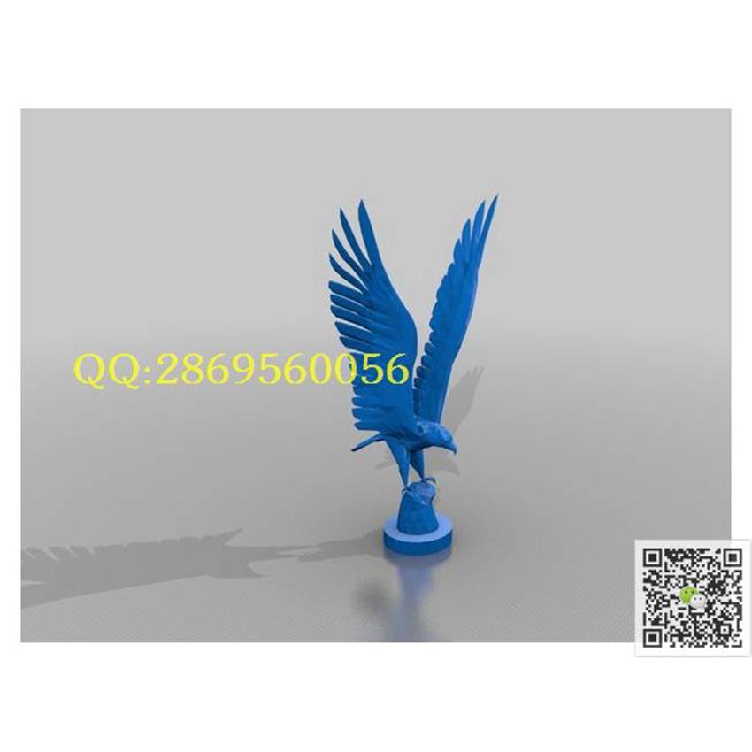 雄鹰展翅STL多模型_STL圆雕图3d打印三维立体模型老鹰精雕图浮雕图