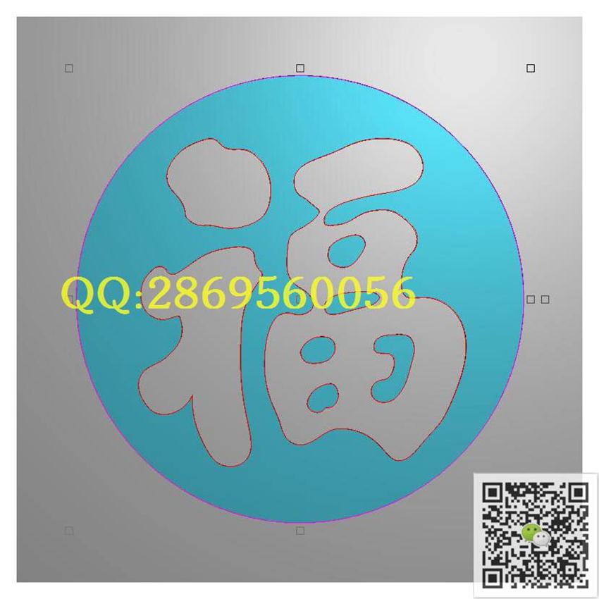 圆福挂屏150_圆形挂件挂饰挂匾精雕图浮雕图
