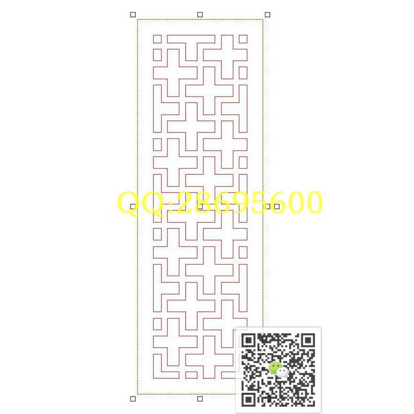 HG35镂空花格400-1200_屏风牌匾字牌挂屏线雕单线切割通花精雕图浮雕图