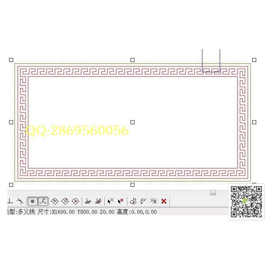 HW20回纹牌匾框1600-800_矢量图电脑雕刻数控激光雕刻单线图线雕图精雕图浮雕图