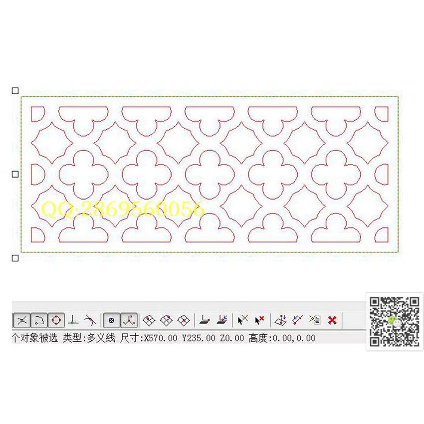 LK25镂空装饰570-235_矢量图电脑雕刻数控激光雕刻单线图线雕图精雕图浮雕图