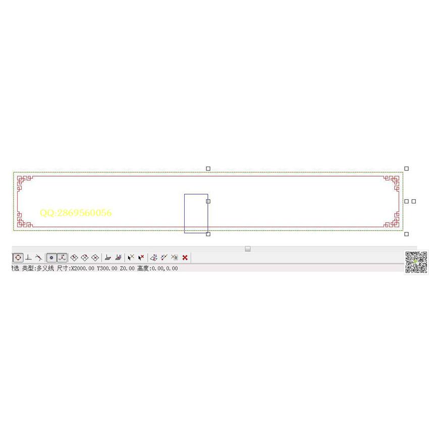 XK20牌匾线框2000-300_矢量图电脑雕刻数控激光雕刻单线图线雕图精雕图浮雕图