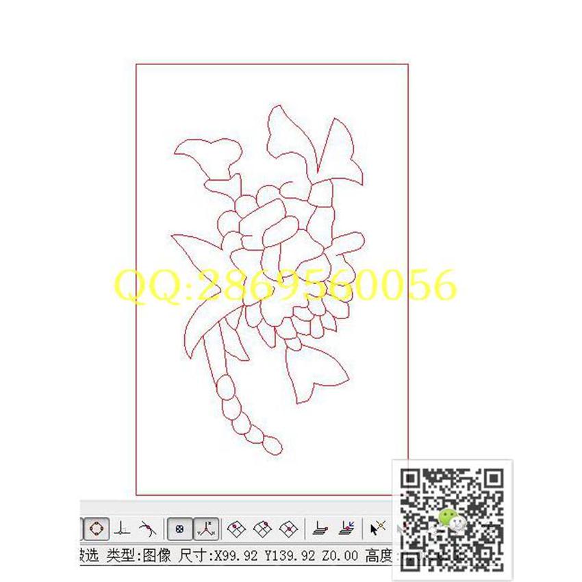 ZS30线雕装饰画100-140_矢量图电脑雕刻数控激光雕刻单线图线雕图精雕图浮雕图