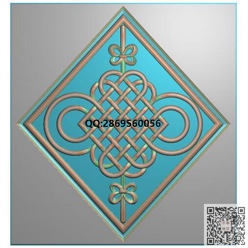 TH0173_中国结_挂件精雕图仿古牌子浮雕图46牌灰度图兽牌玉雕图精雕图浮雕图