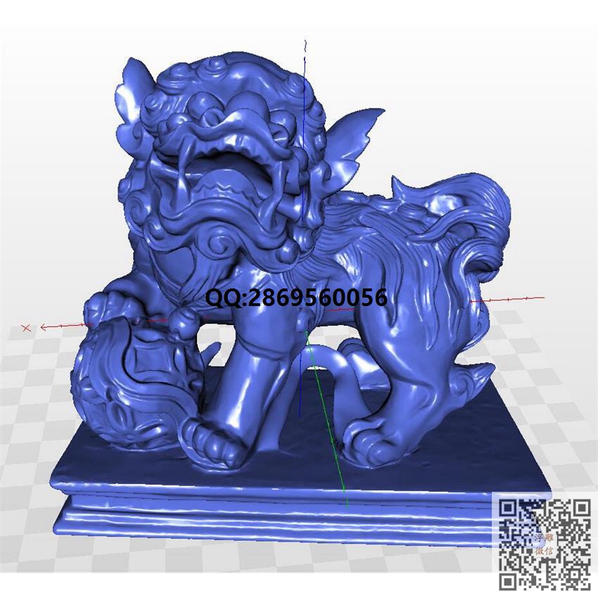 Y779狮子秀球_STL圆雕图3d打印立体模型3d三维立体图精雕图浮雕图