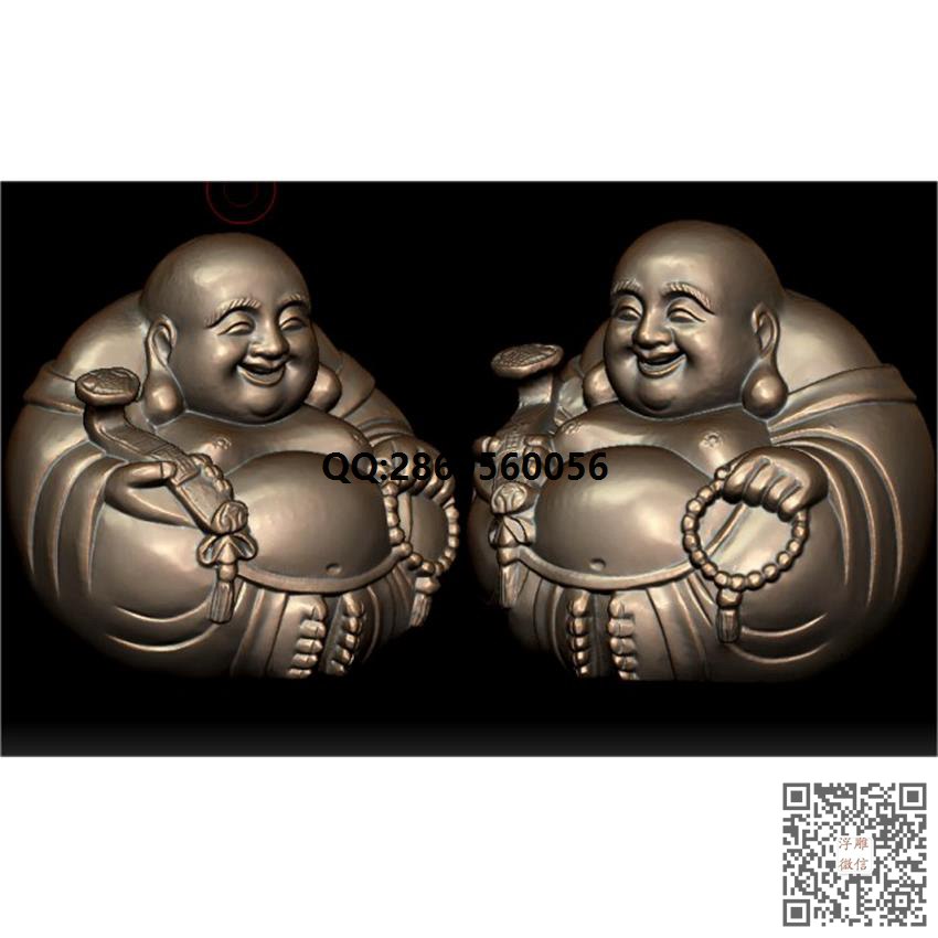 如意佛355_STL圆雕图3d打印立体模型3d三维立体图精雕图浮雕图