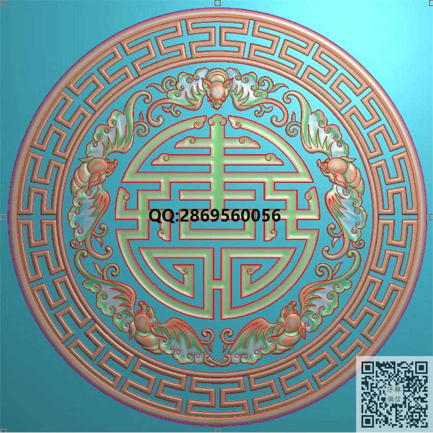 qq客服二:        描 述: 关键词:蝙蝠,五福捧寿,蝙蝠寿