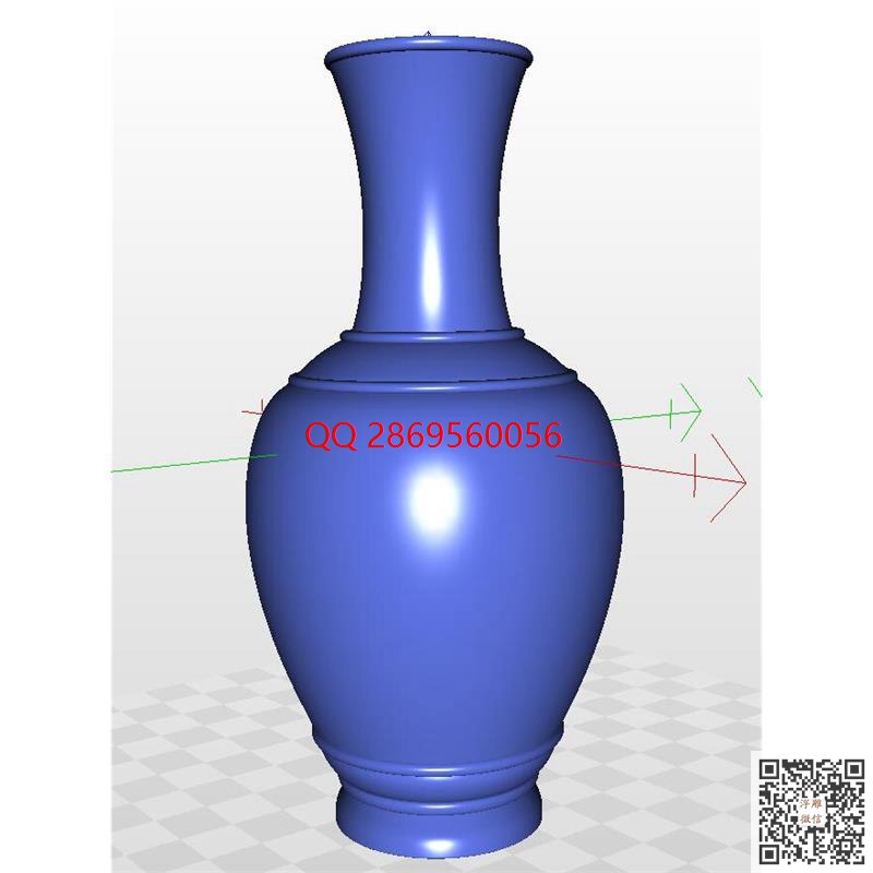 1354花瓶_STL圆雕图3d打印立体电脑模型精雕图浮雕图