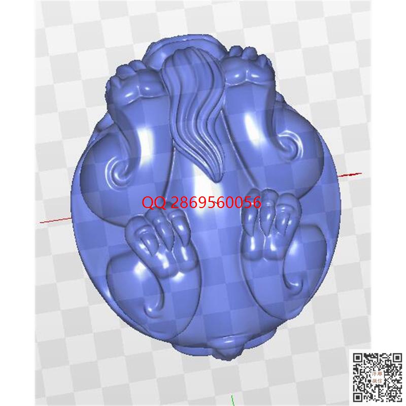 LDW-019龙龟立体图3_STL圆雕图3d打印立体电脑模型精雕图浮雕图