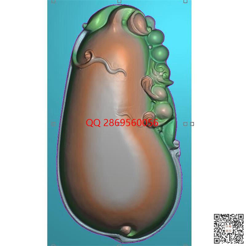 福豆平安豆花件豆子金豆_仿古挂件玉佩挂坠精雕图浮雕图