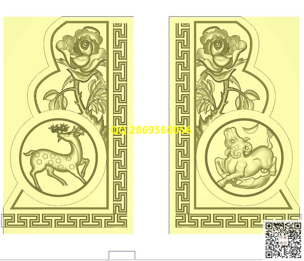 牡丹花抱鼓600-1000_石雕墓碑精雕图石碑图精雕图浮雕图