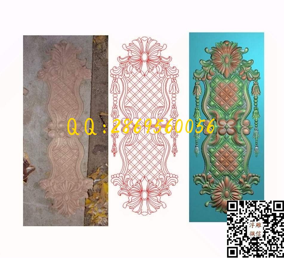 212_精雕图欧式洋花贴花木门贴花门上花门花套图门楣门头花横洋花门头花精雕图浮雕图