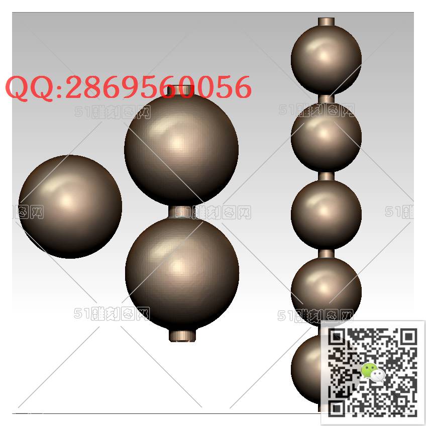 HD-091光面圆珠_橄榄核雕手串佛珠3d打印stl圆雕图扫描立体模型多轴数控电脑雕刻精雕图浮雕图