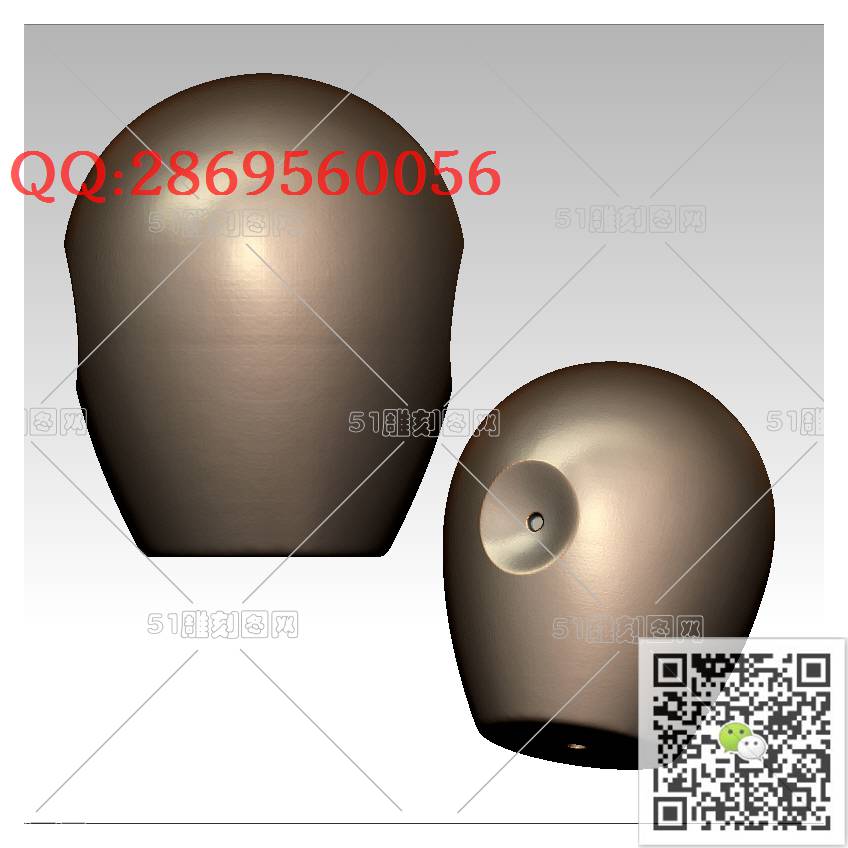 HD-104手串三通_橄榄核雕手串佛珠3d打印stl圆雕图扫描立体模型多轴数控电脑雕刻精雕图浮雕图