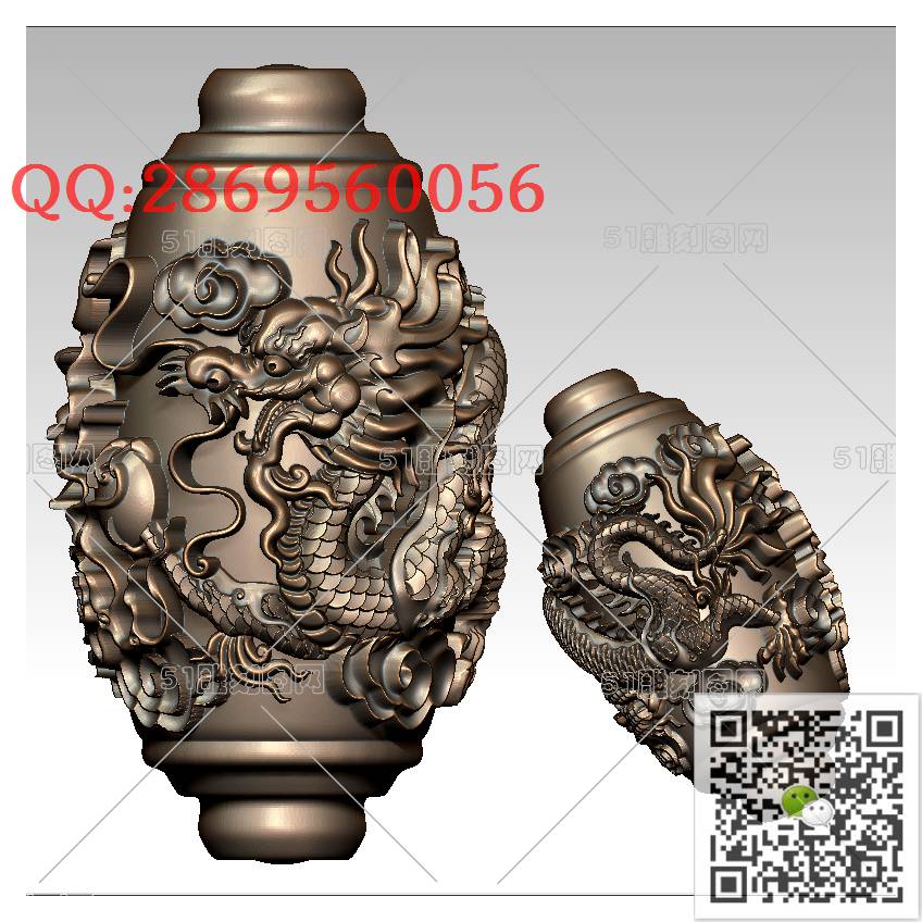 HD-138盘龙勒子_橄榄核雕手串佛珠3d打印stl圆雕图扫描立体模型多轴数控电脑雕刻精雕图浮雕图