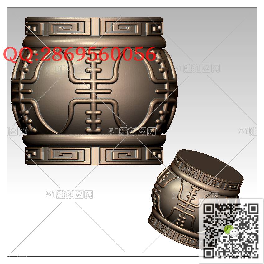HD-143寿字桶珠_橄榄核雕手串佛珠3d打印stl圆雕图扫描立体模型多轴数控电脑雕刻精雕图浮雕图