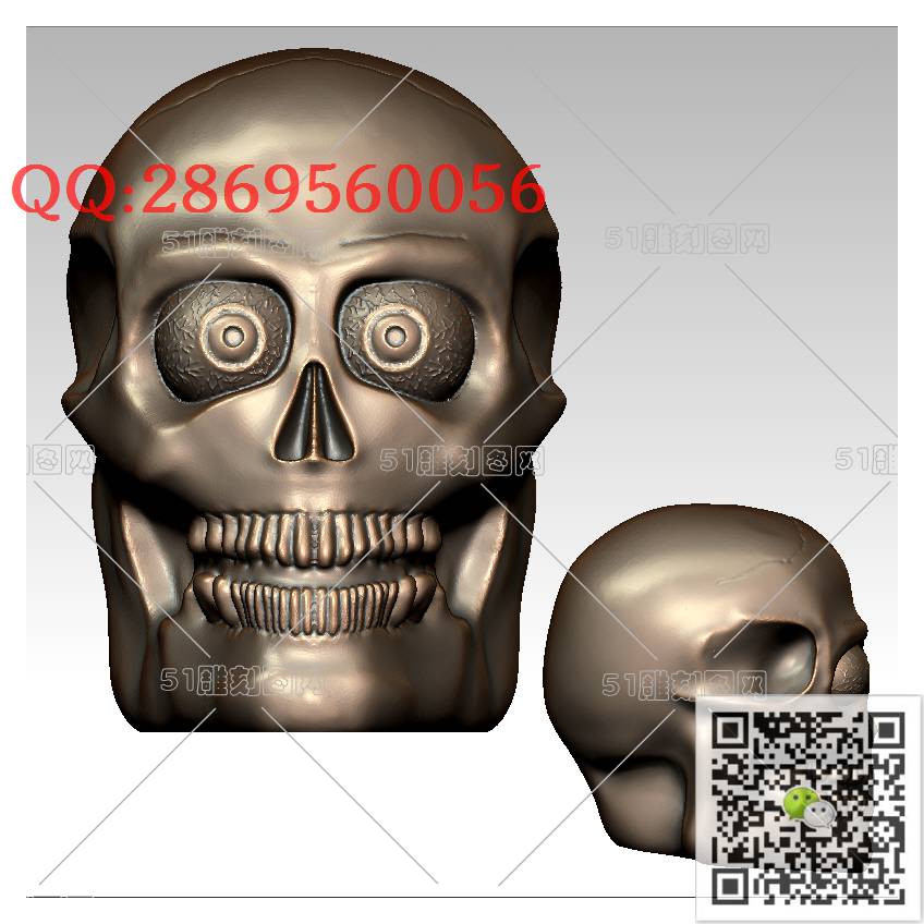 HD-153骷髅头手串_橄榄核雕手串佛珠3d打印stl圆雕图扫描立体模型多轴数控电脑雕刻精雕图浮雕图