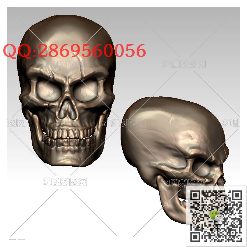 HD-154骷髅_橄榄核雕手串佛珠3d打印stl圆雕图扫描立体模型多轴数控电脑雕刻精雕图浮雕图