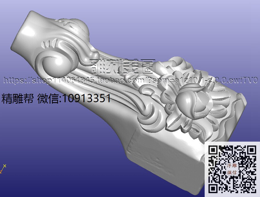 009床头柜四门衣柜四门酒柜电视柜中后脚-xiu_圆雕图立体雕花桌腿3d打印洋花沙发腿圆柱木雕柱腿精雕图浮雕图