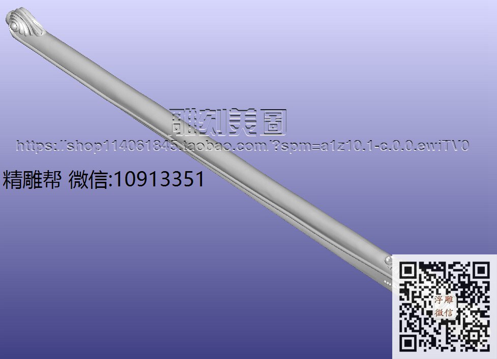 1025-MS-L1062l六斗柜脚-xiu_圆雕图立体雕花桌腿3d打印洋花沙发腿圆柱木雕柱腿精雕图浮雕图