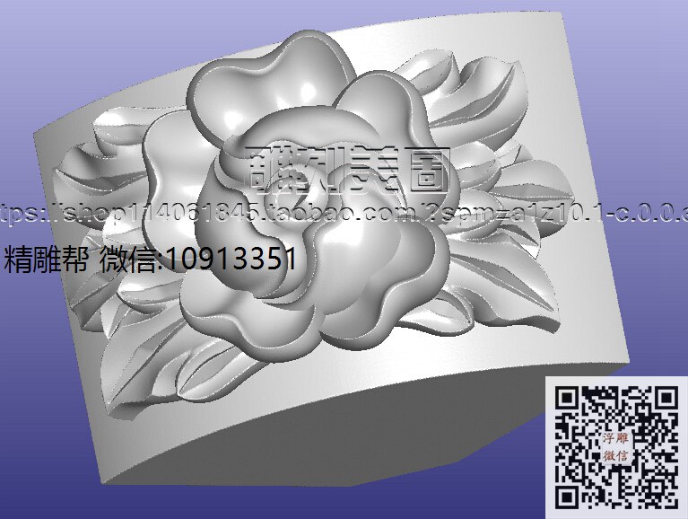 1113-陈大庆-216B柜架角饰花_14-先修-xiu_圆雕图立体雕花桌腿3d打印洋花沙发腿圆柱木雕柱腿精雕图浮雕图