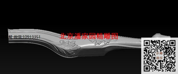 1261贵妃椅长脚_圆雕图立体雕花桌腿3d打印洋花沙发腿圆柱木雕柱腿精雕图浮雕图