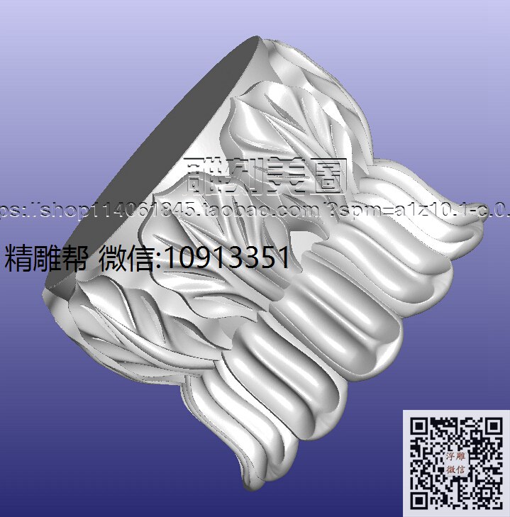 38休闲几炮管-xiu_圆雕图立体雕花桌腿3d打印洋花沙发腿圆柱木雕柱腿精雕图浮雕图