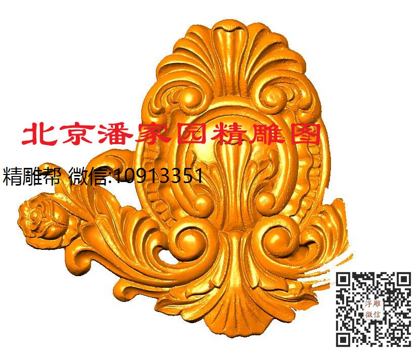 679_圆雕图立体雕花桌腿3d打印洋花沙发腿圆柱木雕柱腿精雕图浮雕图