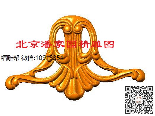 685_圆雕图立体雕花桌腿3d打印洋花沙发腿圆柱木雕柱腿精雕图浮雕图
